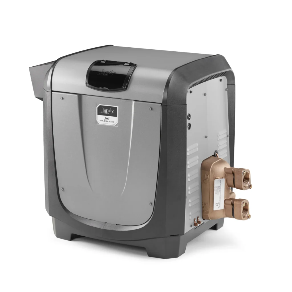 Image of a pool gas powered water heater