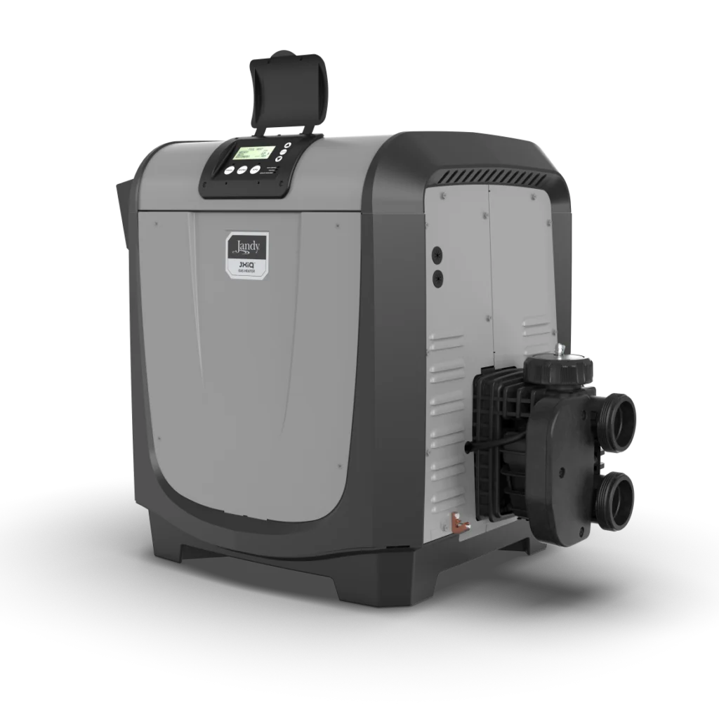 Image of a pool gas powered water heater